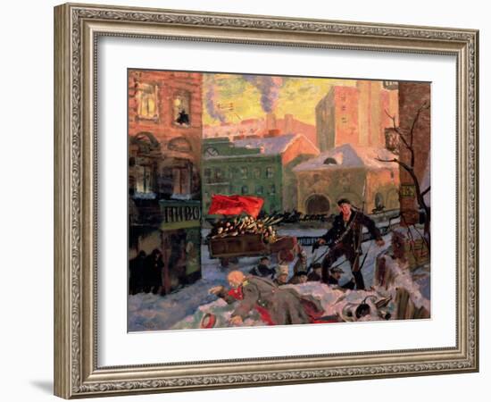 February 27, 1917, 1917-Boris Kustodiyev-Framed Giclee Print