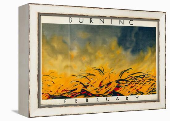 February - Burning-Harold Sandys Williamson-Framed Premier Image Canvas