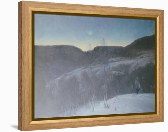 February Evening, 1895-Christian Skredsvig-Framed Premier Image Canvas