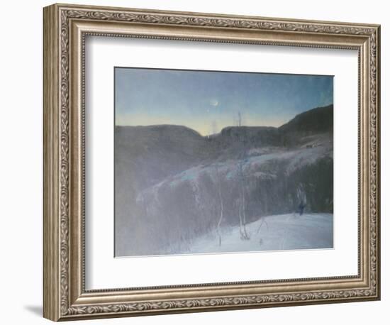 February Evening, 1895-Christian Skredsvig-Framed Giclee Print