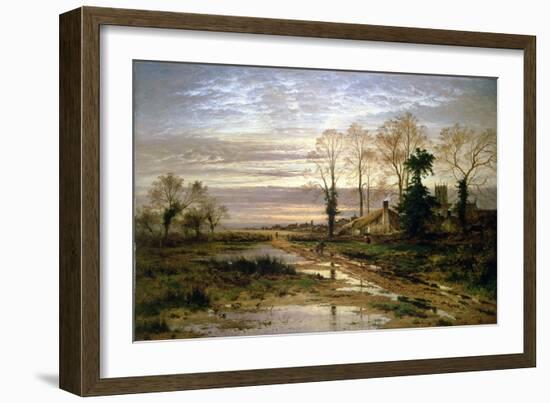 February Fill Dyke, 1881 (Oil on Canvas)-Benjamin Williams Leader-Framed Giclee Print