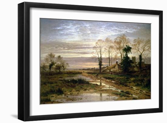 February Fill Dyke, 1881 (Oil on Canvas)-Benjamin Williams Leader-Framed Giclee Print