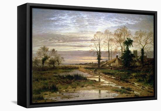 February Fill Dyke, 1881 (Oil on Canvas)-Benjamin Williams Leader-Framed Premier Image Canvas