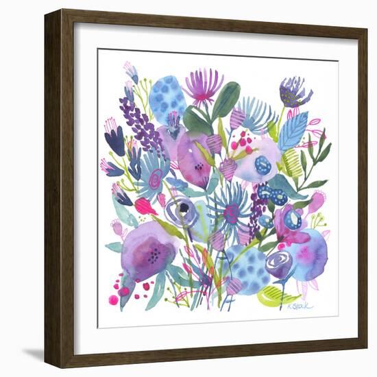 February Floral-Kerstin Stock-Framed Art Print