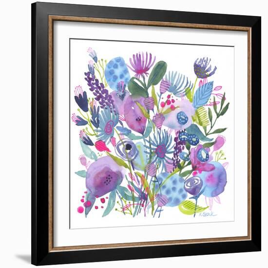 February Floral-Kerstin Stock-Framed Art Print