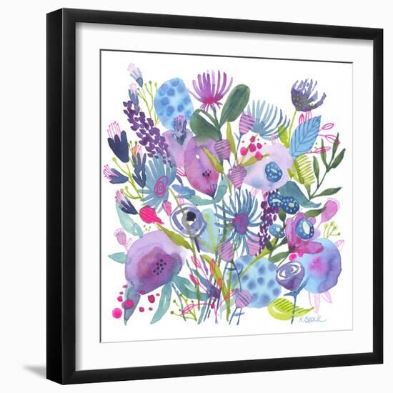 February Floral-Kerstin Stock-Framed Art Print