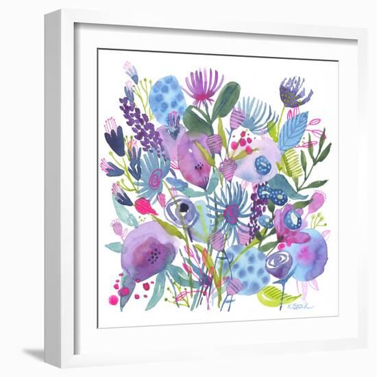 February Floral-Kerstin Stock-Framed Art Print