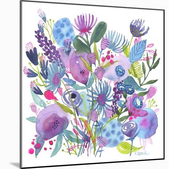 February Floral-Kerstin Stock-Mounted Art Print