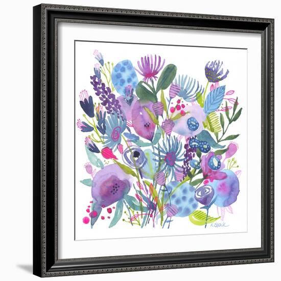 February Floral-Kerstin Stock-Framed Art Print