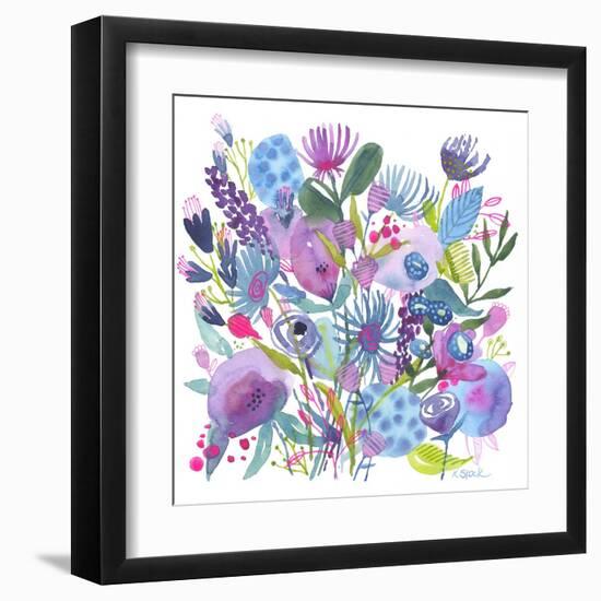 February Floral-Kerstin Stock-Framed Art Print