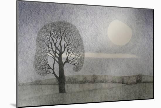 February Moon, 2010-Ann Brain-Mounted Giclee Print