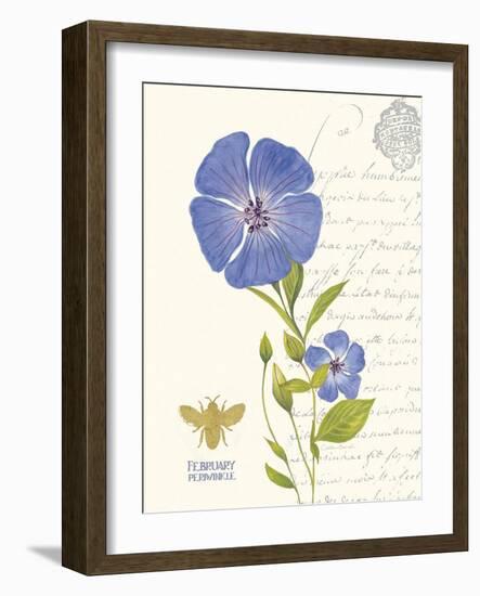 February Periwinkle-Ariane Sarah-Framed Art Print