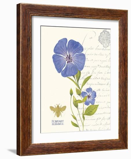 February Periwinkle-Ariane Sarah-Framed Art Print