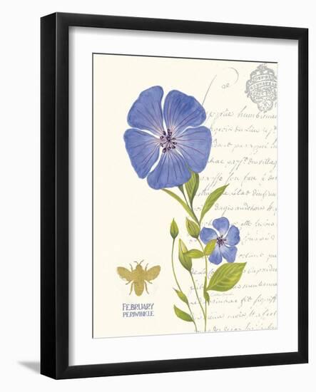 February Periwinkle-Ariane Sarah-Framed Art Print