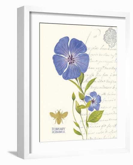 February Periwinkle-Ariane Sarah-Framed Art Print