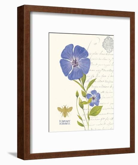 February Periwinkle-Ariane Sarah-Framed Art Print