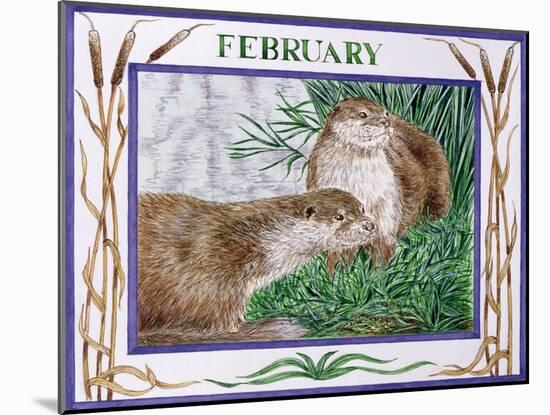 February-Catherine Bradbury-Mounted Giclee Print