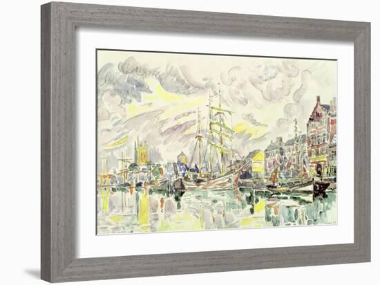 Fecamp, 1934-Paul Signac-Framed Giclee Print