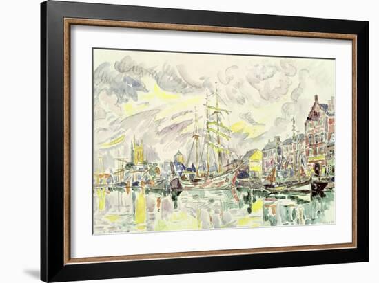 Fecamp, 1934-Paul Signac-Framed Giclee Print