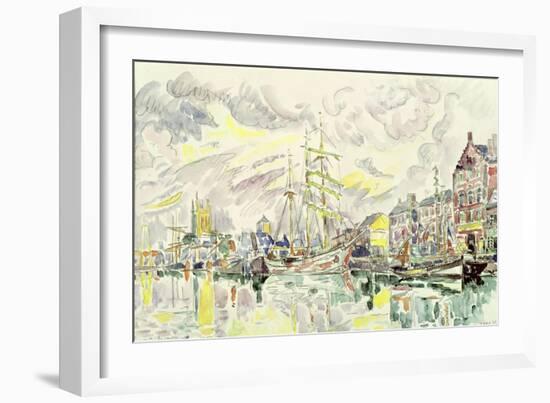 Fecamp, 1934-Paul Signac-Framed Giclee Print