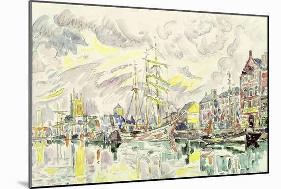 Fecamp, 1934-Paul Signac-Mounted Giclee Print