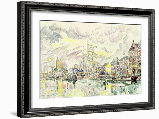 Fecamp, 1934-Paul Signac-Framed Giclee Print