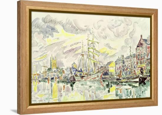 Fecamp, 1934-Paul Signac-Framed Premier Image Canvas