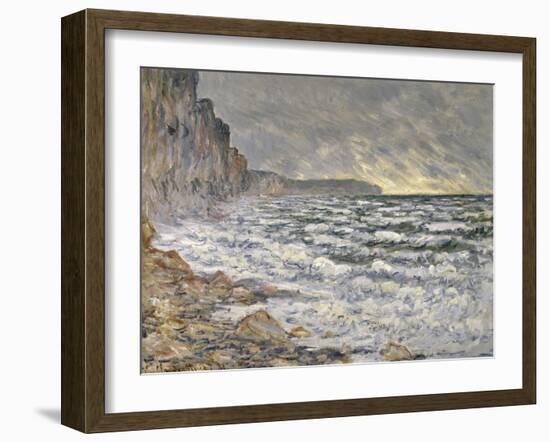 Fécamp, bords de mer-Claude Monet-Framed Giclee Print