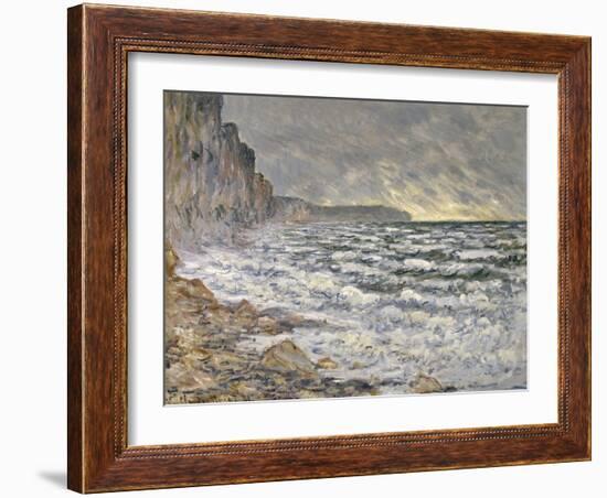 Fécamp, bords de mer-Claude Monet-Framed Giclee Print