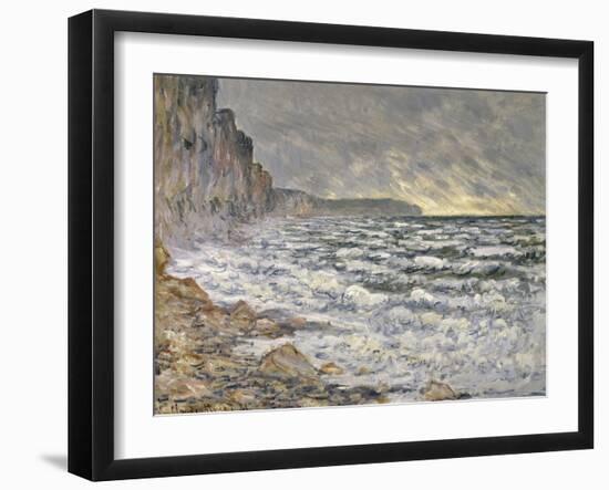 Fécamp, bords de mer-Claude Monet-Framed Giclee Print