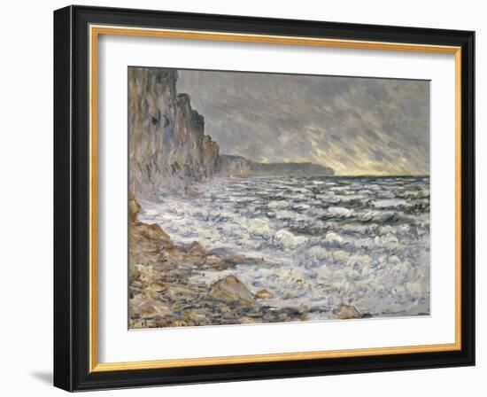 Fécamp, bords de mer-Claude Monet-Framed Giclee Print