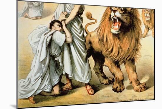 Fed to the Lions-null-Mounted Giclee Print