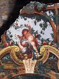 Putti Playing, Detail of Frescoed Ceiling-Fedele Fischetti-Mounted Giclee Print