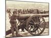 Federal Artillery during the American Civil War (1861-65) (B/W Photo)-Mathew Brady-Mounted Giclee Print