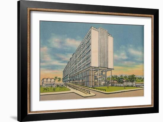 'Federal Building in the Civic Center, Barranquilla', c1940s-Unknown-Framed Giclee Print