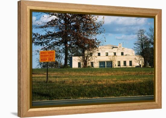 Federal Bullion Depository at Fort Knox-null-Framed Premier Image Canvas