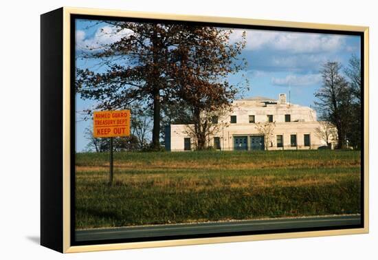 Federal Bullion Depository at Fort Knox-null-Framed Premier Image Canvas