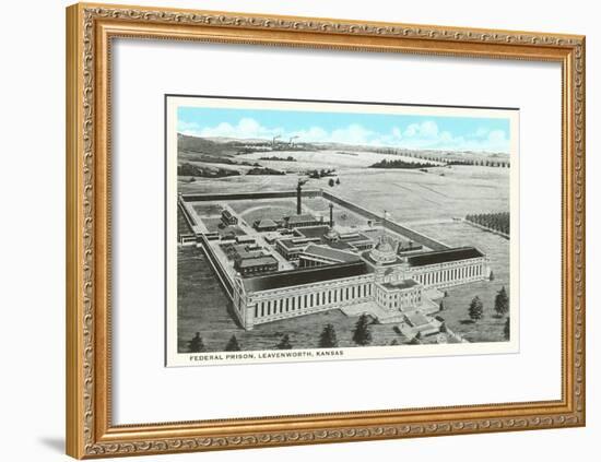 Federal Prison, Leavenworth, Kansas-null-Framed Art Print