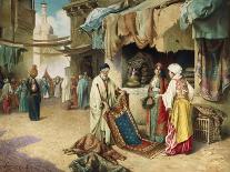 The Carpet Seller-Federico Ballesio-Framed Giclee Print