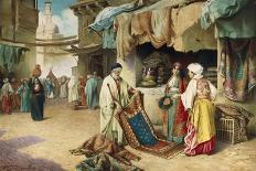 The Carpet Seller-Federico Ballesio-Giclee Print