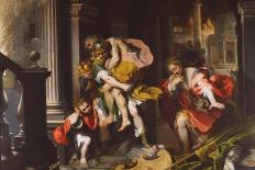Aeneas and Anchises, Detail from Aeneas Escaping from Troy, 1598-Federico Barocci-Giclee Print