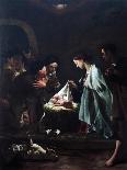 Adoration of Shepherds-Federico Bencovich-Framed Giclee Print