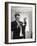 Federico Fellini and the Marionette, Rome 1960-Angelo Cozzi-Framed Photographic Print