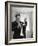 Federico Fellini and the Marionette, Rome 1960-Angelo Cozzi-Framed Photographic Print