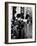 Federico Fellini on the Set-null-Framed Photographic Print