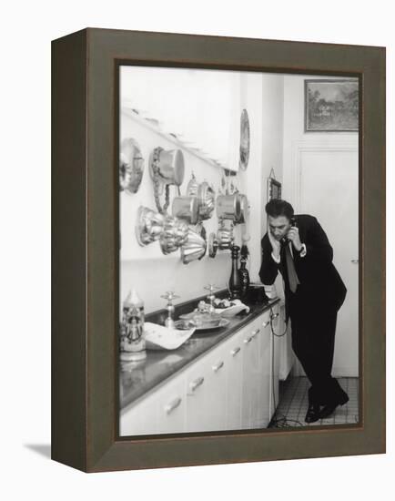 Federico Fellini-Angelo Cozzi-Framed Premier Image Canvas
