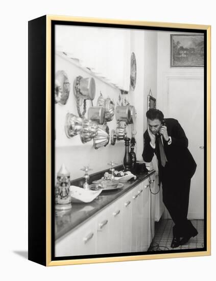 Federico Fellini-Angelo Cozzi-Framed Premier Image Canvas