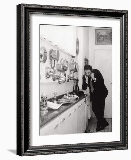 Federico Fellini-Angelo Cozzi-Framed Photographic Print