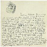 Autograph Letter to Melchor Fernandez Alamgro, Granada, Late January 1926-Federico Garcia Lorca-Framed Premier Image Canvas