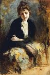 Portrait of Lady-Federico Quarenghi-Framed Premier Image Canvas